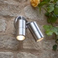 Där Lighting ORT0968 - LED Udendørs vægspot ORTEGA 2xGU10/5W/230V IP65 poleret krom