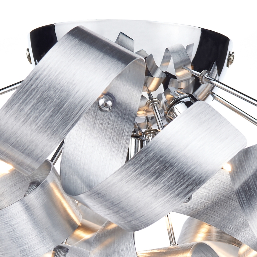 Där Lighting RAW0450 - Loftlampe RAWLEY 4xG9/25W/230V mat krom