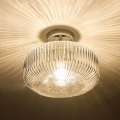 Där Lighting RIV5208 - Overflademonteret badeværelseslampe RIVA, 1xE27/60W/230V, IP44, blank krom