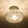Där Lighting RIV5208 - Overflademonteret badeværelseslampe RIVA, 1xE27/60W/230V, IP44, blank krom