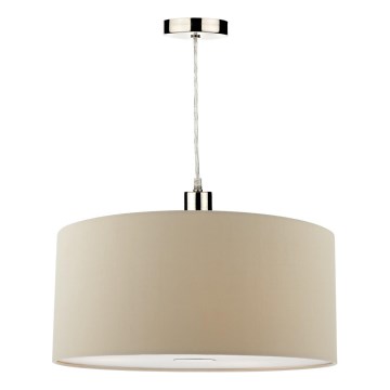 Där Lighting RON6529 - Pendel på kabel RONDA 1xE27/60W/230V sort/beige