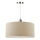 Där Lighting RON6529 - Pendel på kabel RONDA 1xE27/60W/230V sort/beige