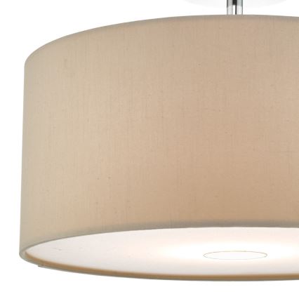Där Lighting RON6529 - Pendel på kabel RONDA 1xE27/60W/230V sort/beige