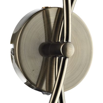 Där Lighting SEA0975 - Væglampe SEATTLE 2xG9/40W/230V messing