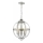 Där Lighting VAN0338 - Kædeophængt lysekrone VANESSA 3xE14/40W/230V i blank krom