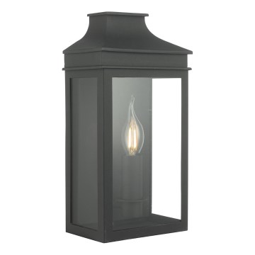 Där Lighting VAP5222 - Udendørs væglampe VAPOUR 1xE14/60W/230V IP44 sort