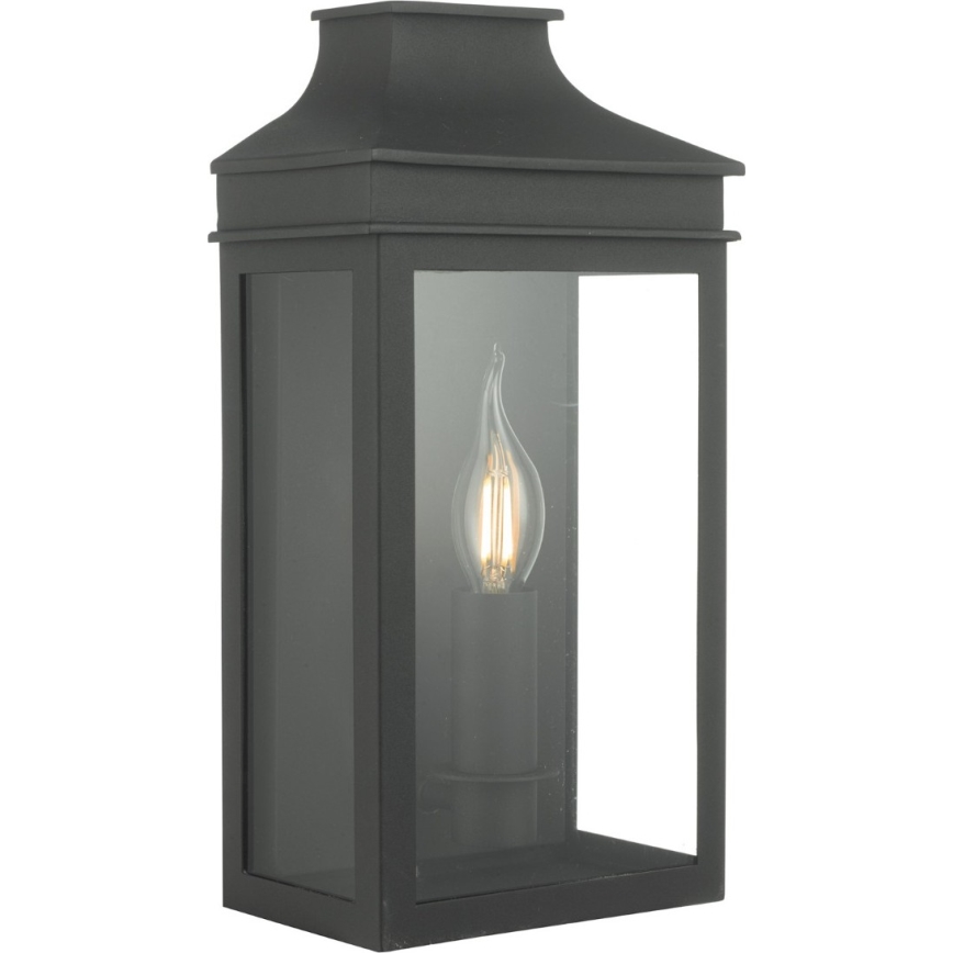 Där Lighting VAP5222 - Udendørs væglampe VAPOUR 1xE14/60W/230V IP44 sort