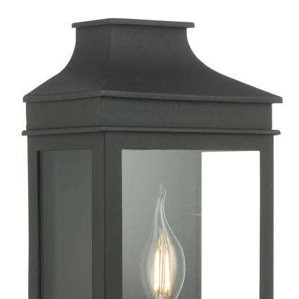 Där Lighting VAP5222 - Udendørs væglampe VAPOUR 1xE14/60W/230V IP44 sort