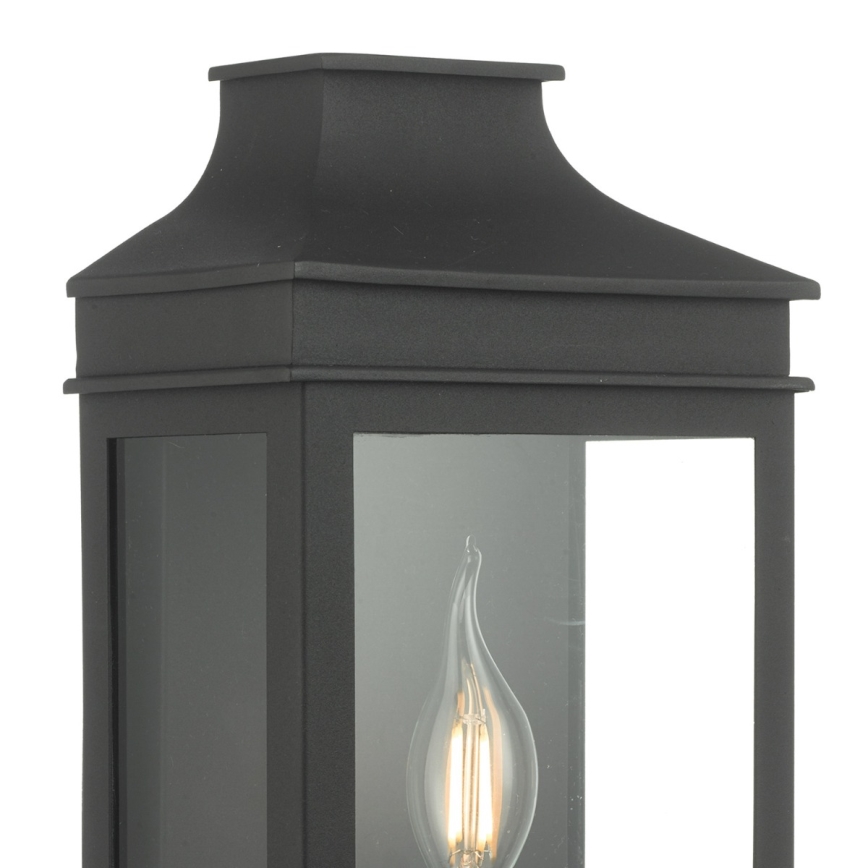 Där Lighting VAP5222 - Udendørs væglampe VAPOUR 1xE14/60W/230V IP44 sort