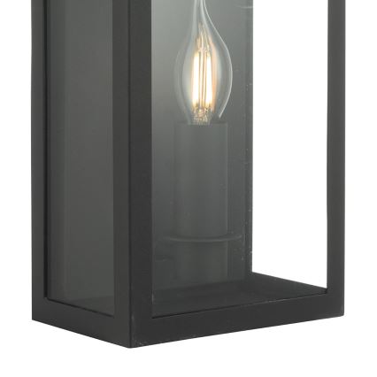 Där Lighting VAP5222 - Udendørs væglampe VAPOUR 1xE14/60W/230V IP44 sort