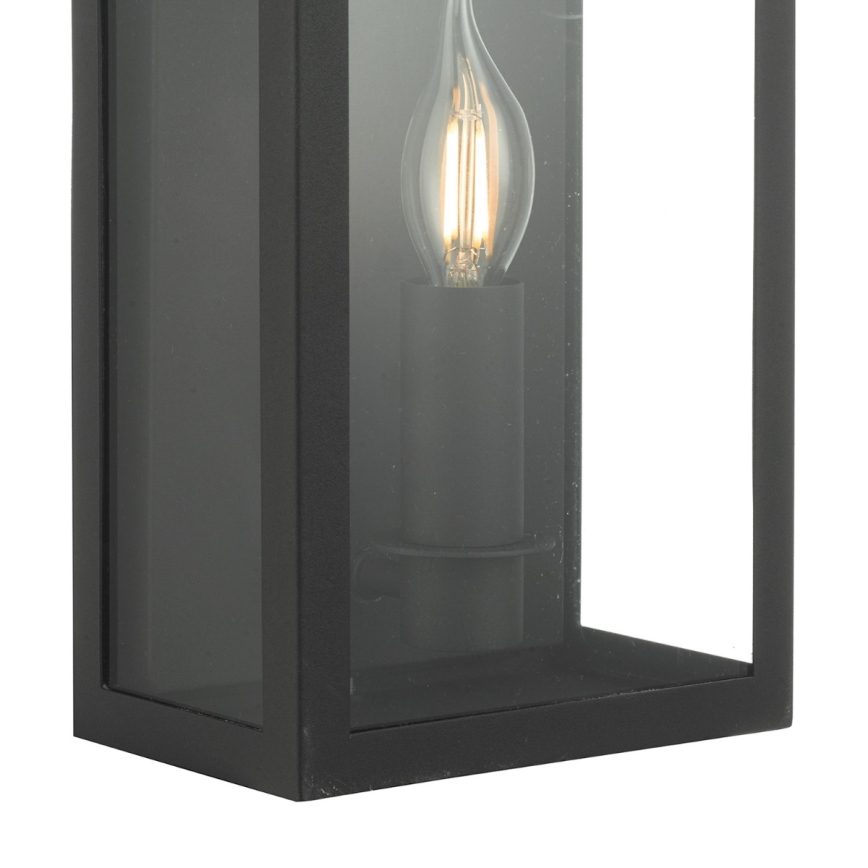 Där Lighting VAP5222 - Udendørs væglampe VAPOUR 1xE14/60W/230V IP44 sort