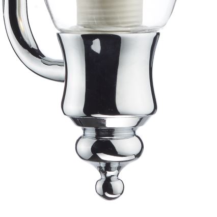 Där Lighting VES0750 - VESTRY badeværelsesvæglampe 1xG9/25W/230V IP44 poleret krom