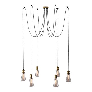 De Markt - Lysekrone i en snor MEGAPOLIS 6xE27/40W/230V