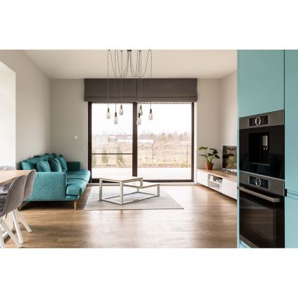 De Markt - Lysekrone i en snor MEGAPOLIS 6xE27/40W/230V