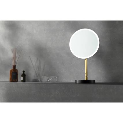 Deante ADI_Z812 - LED genopladeligt kosmetikspejl til badeværelset SILIA LED/5V 5000 mAh 2700-6500K IP44