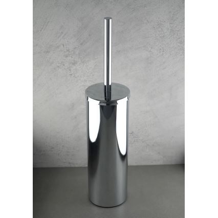 Deante ADR_0712 - Stående toiletbørste ROUND blank krom
