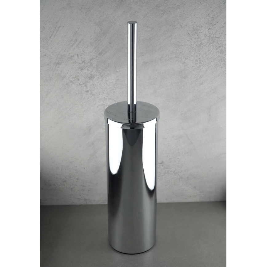 Deante ADR_0712 - Stående toiletbørste ROUND blank krom