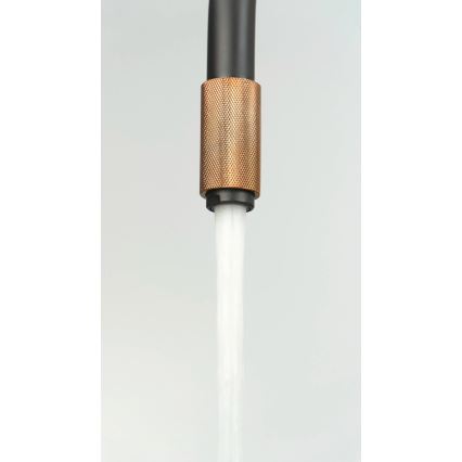 Deante BCA_B64M - ASTER køkkenarmatur sort/messing