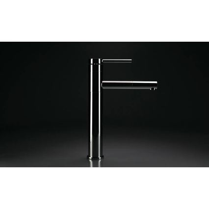 Deante BGE_022K - Håndvaskarmatur med udtrækbar bruser ORA 30,9 cm poleret krom