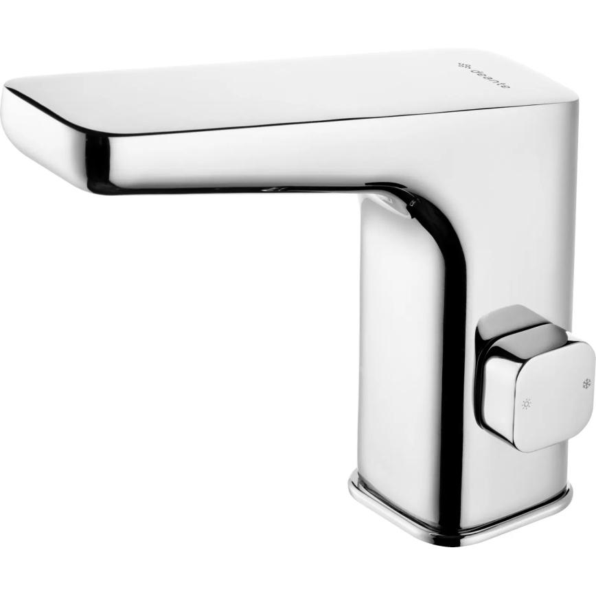 Deante BQH_029V - Touchfri håndvaskarmatur med temperaturregulering HIACYNT 230/6V skinnende krom