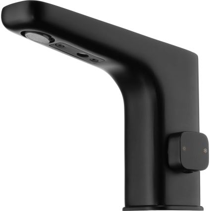 Deante BQH_N29R - Touchfri håndvaskarmatur med temperaturregulering HIACYNT 4xAA sort