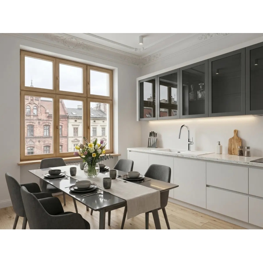 Deante BQJ_062M - Køkkenbatteri EVORA, blank krom