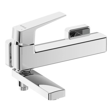 Deante BQL_012M - Foldbart badekararmatur BLUR, blank krom