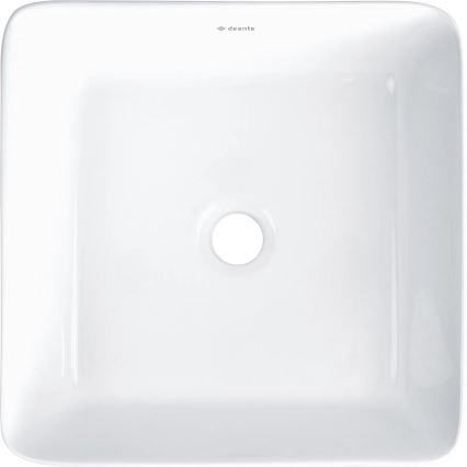 Deante CDJ_6U3S - Påbygget håndvask JASMIN 34,5 x 34,5 cm keramik/hvid