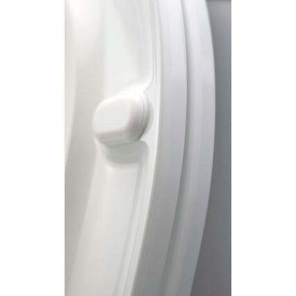 Deante CDJD6RPS - Gulvstående toilet m. toiletsæde JASMIN keramik/hvid