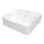 Deante CGS_6U4B - Bordmonteret vask med hul til armatur SQUARE 42x42 cm keramik/hvid