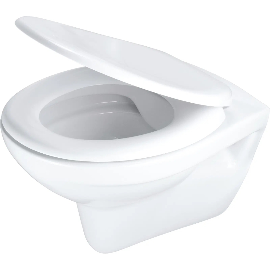 Deante CMOD6SPW - Væghængt toilet med toiletsæde BORO keramik/hvid