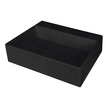 Deante CQR_NU5M - Bordmonteret vask CORREO 40x50 cm granit/sort