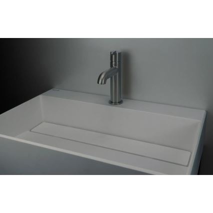 Deante CQR_SU6M - Bordmonteret håndvask CORREO 40x60cm granit/metallisk grå
