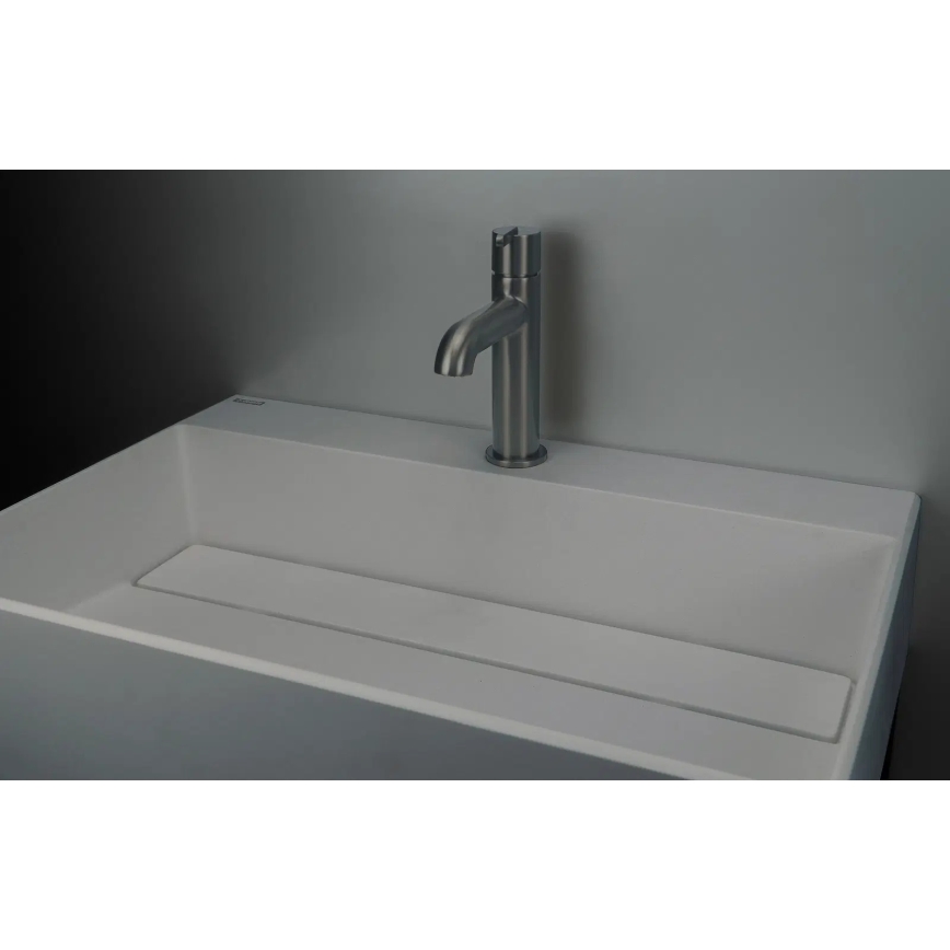Deante CQR_SU6M - Bordmonteret håndvask CORREO 40x60cm granit/metallisk grå