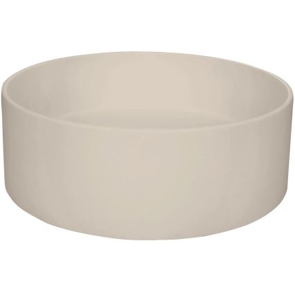 Deante CQS_5U4S - Bordmonteret håndvask SILIA diameter 36 cm granit/beige