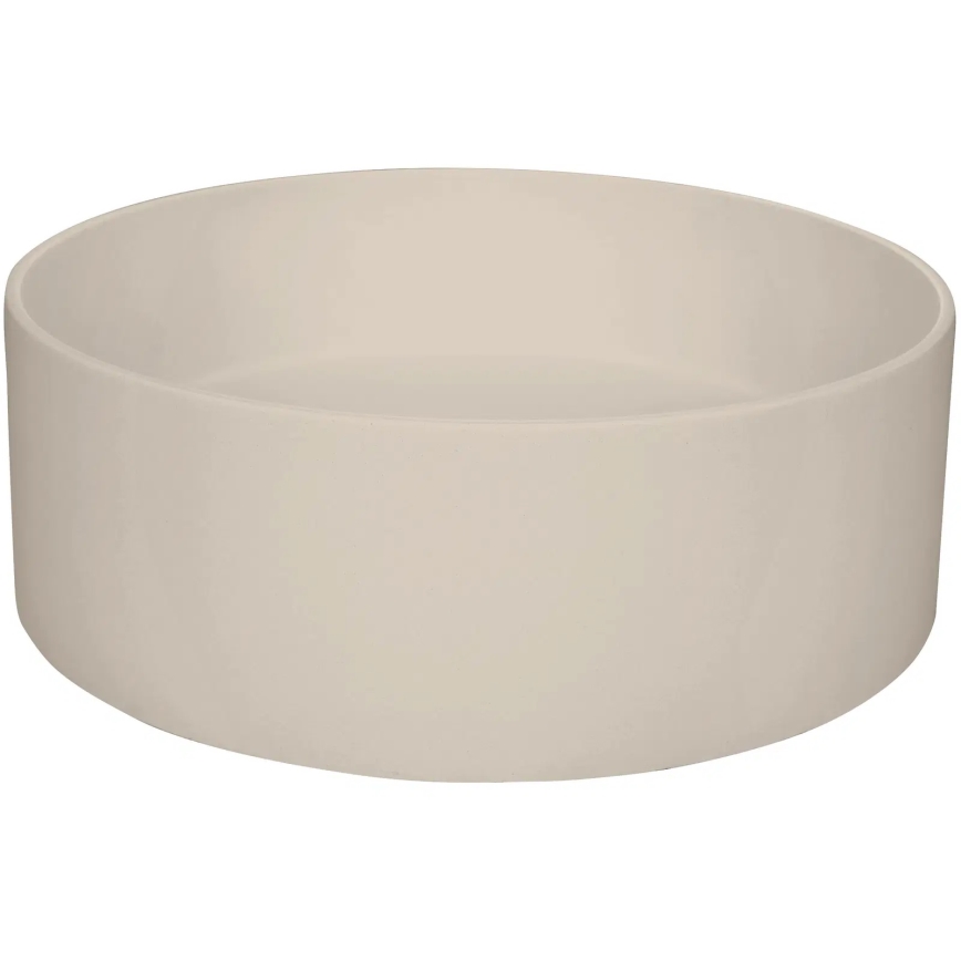 Deante CQS_5U4S - Bordmonteret håndvask SILIA diameter 36 cm granit/beige