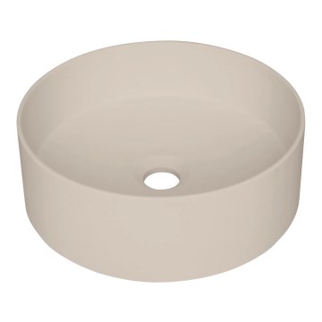 Deante CQS_5U4S - SILIA bordmonteret vask pr. 36 cm granit/beige