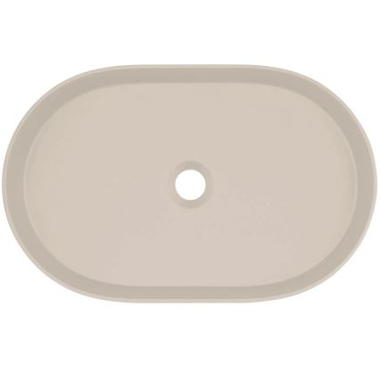 Deante CQS_5U6S - Bordmonteret håndvask SILIA 35x55 cm granit/beige