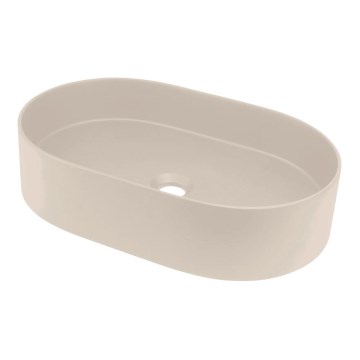 Deante CQS_5U6S - SILIA bordmonteret vask 35x55 cm granit/beige