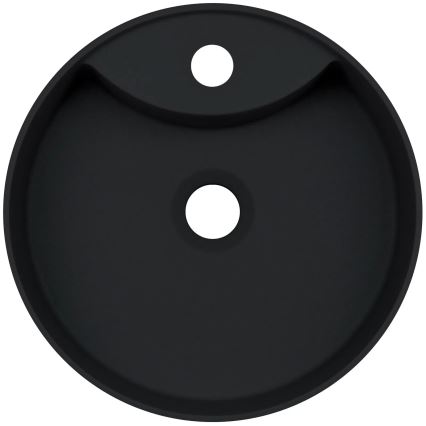 Deante CQS_NU4B - Håndvask til bordplade med hul til SILIA-armatur Ø 36 cm granit/sort
