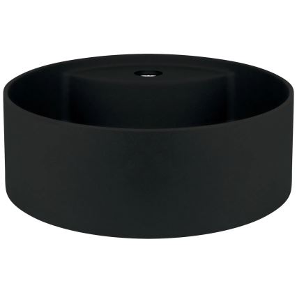 Deante CQS_NU4B - Håndvask til bordplade med hul til SILIA-armatur Ø 36 cm granit/sort