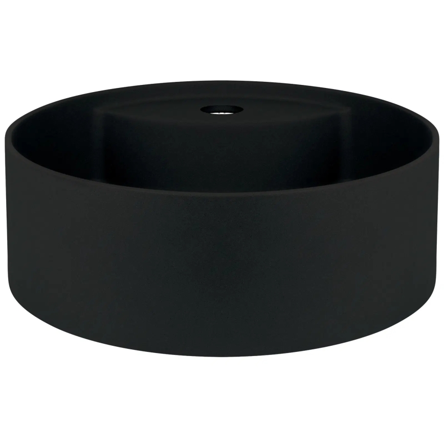 Deante CQS_NU4B - Håndvask til bordplade med hul til SILIA-armatur Ø 36 cm granit/sort