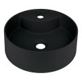 Deante CQS_NU4B - Håndvask til bordplade med hul til SILIA-armatur Ø 36 cm granit/sort
