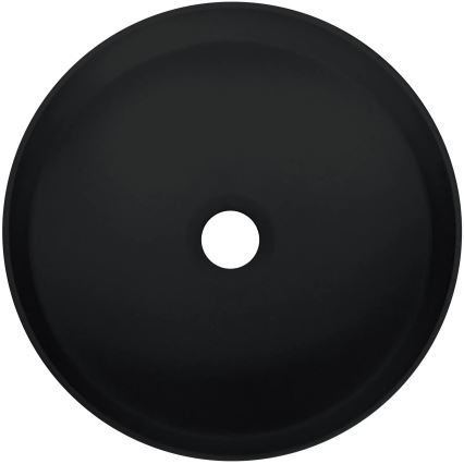 Deante CQS_NU4S - Håndvask til bordplade SILIA Ø 36 cm granit/sort