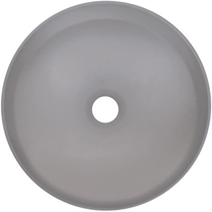 Deante CQS_SU4S - Vask til bordplade SILIA Ø 36 cm, granit/metallicgrå