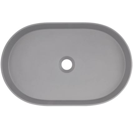 Deante CQS_SU6S - Håndvask til bordplade SILIA 35x55 cm granit/metalgrå