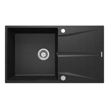 Deante ZRC_211A - Køkkenvask CORIO 50 x 86 cm, granit/grafit