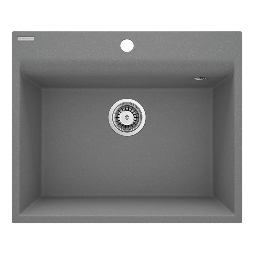 Deante ZRC_S10A - Køkkenvask CORIO 50x60 cm granit/metallisk grå