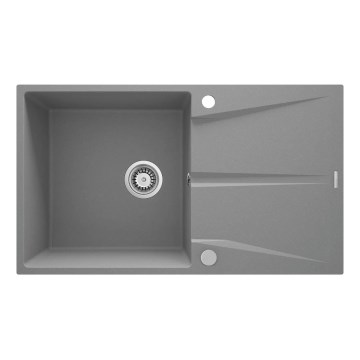 Deante ZRC_S11A - Køkkenvask CORIO 50x86 cm granit/metallisk grå