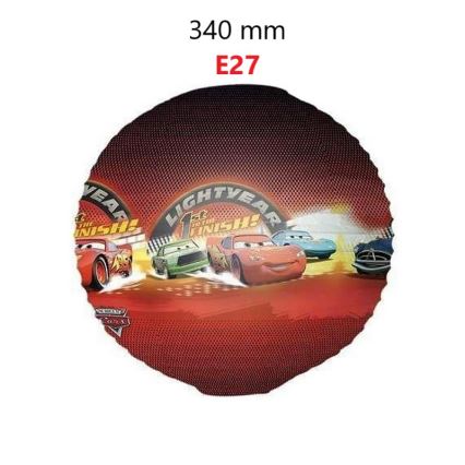Decofun 82763 - Lampeskærm til børnependel CARS E27 diameter 34 cm